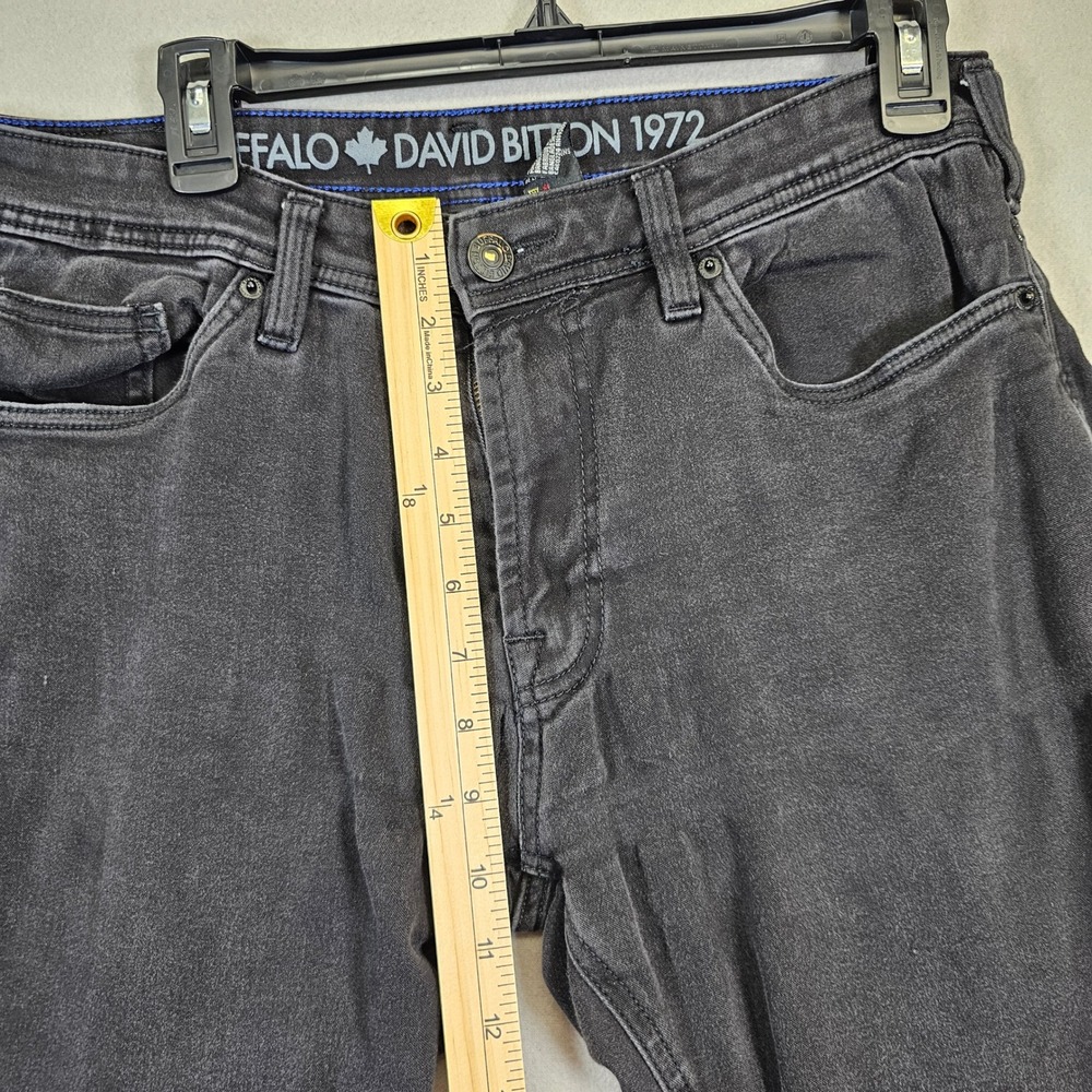 Buffalo David Bitton Men's Black Wash Slim Fit Jeans Denim Size 32x32 - Picture 6 of 9